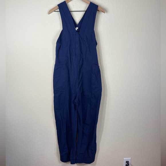 Daily Practice by Anthropologie Zip-Front Jumpsuit in Navy Size Small - Picture 5 of 10